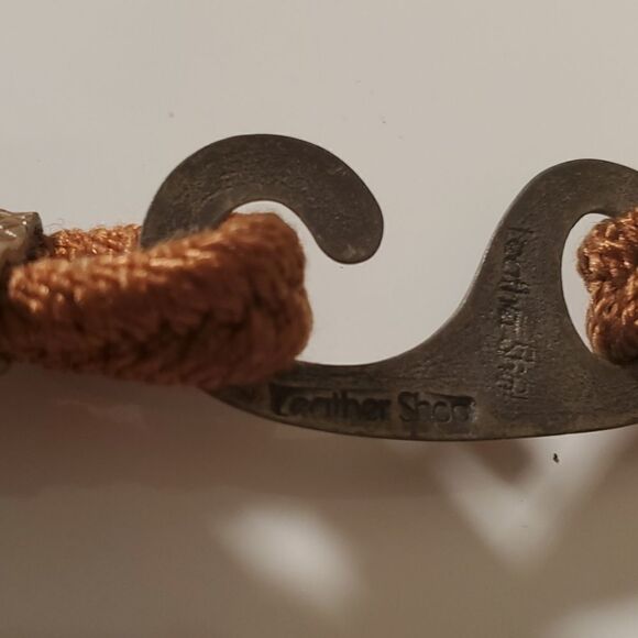 Beautiful leather belt. 19'..made in leather shop. - Picture 5 of 9